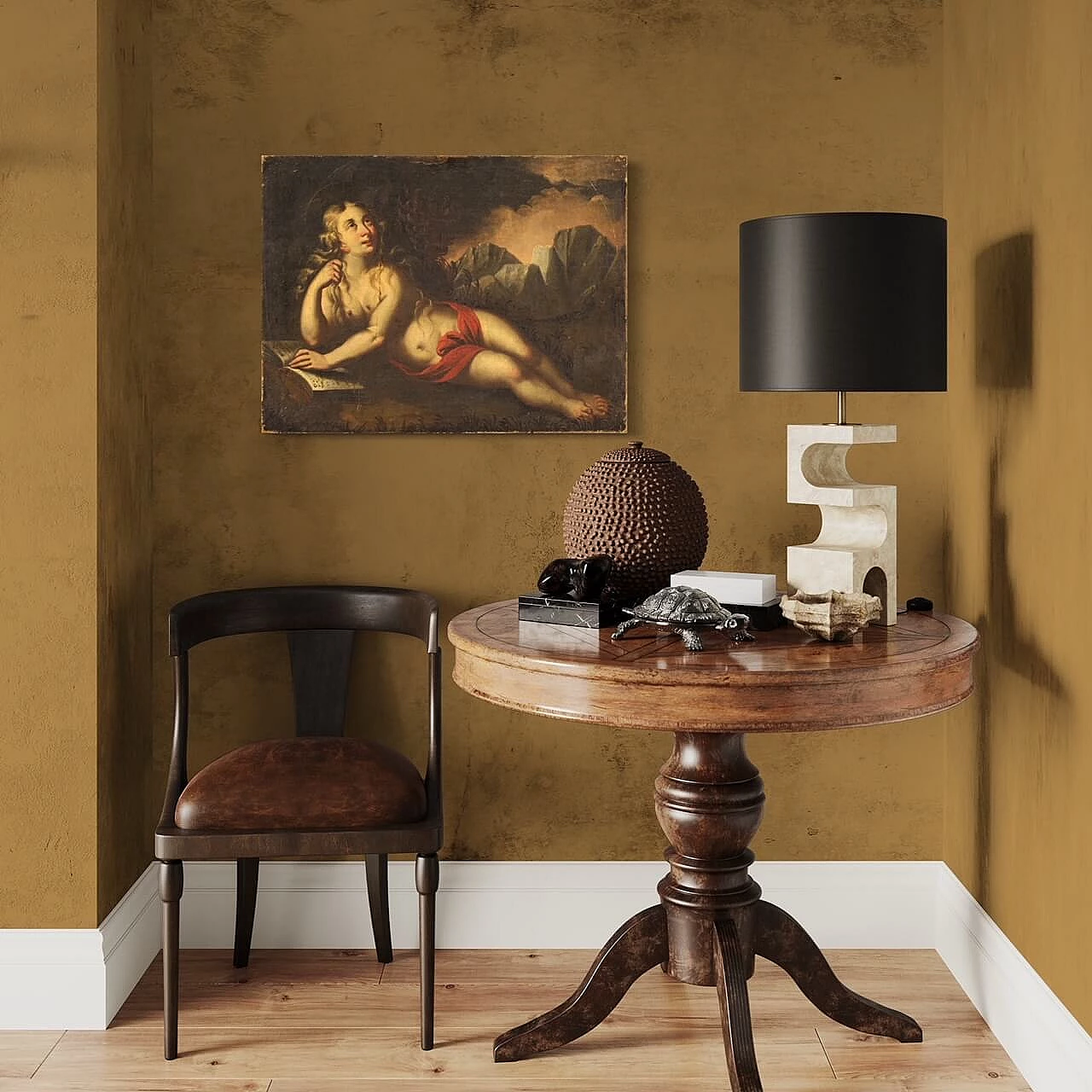 Maria Maddalena, dipinto francese ad olio su tela, '600 1332093