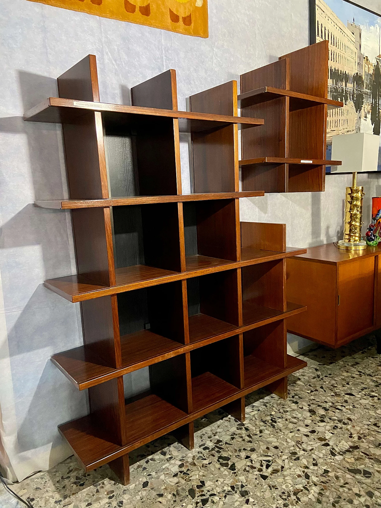 Libreria E101 Domino di Eugenio Gerli per Tecno, anni '60 4