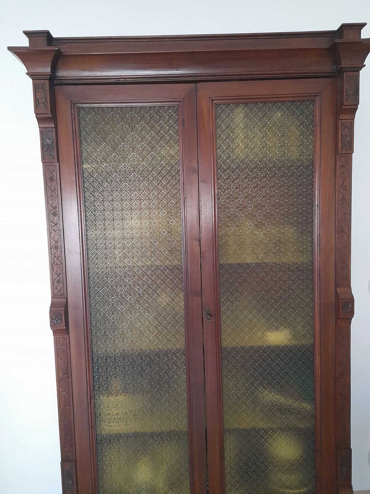 Credenza con ante a vetrina, anni '20 3