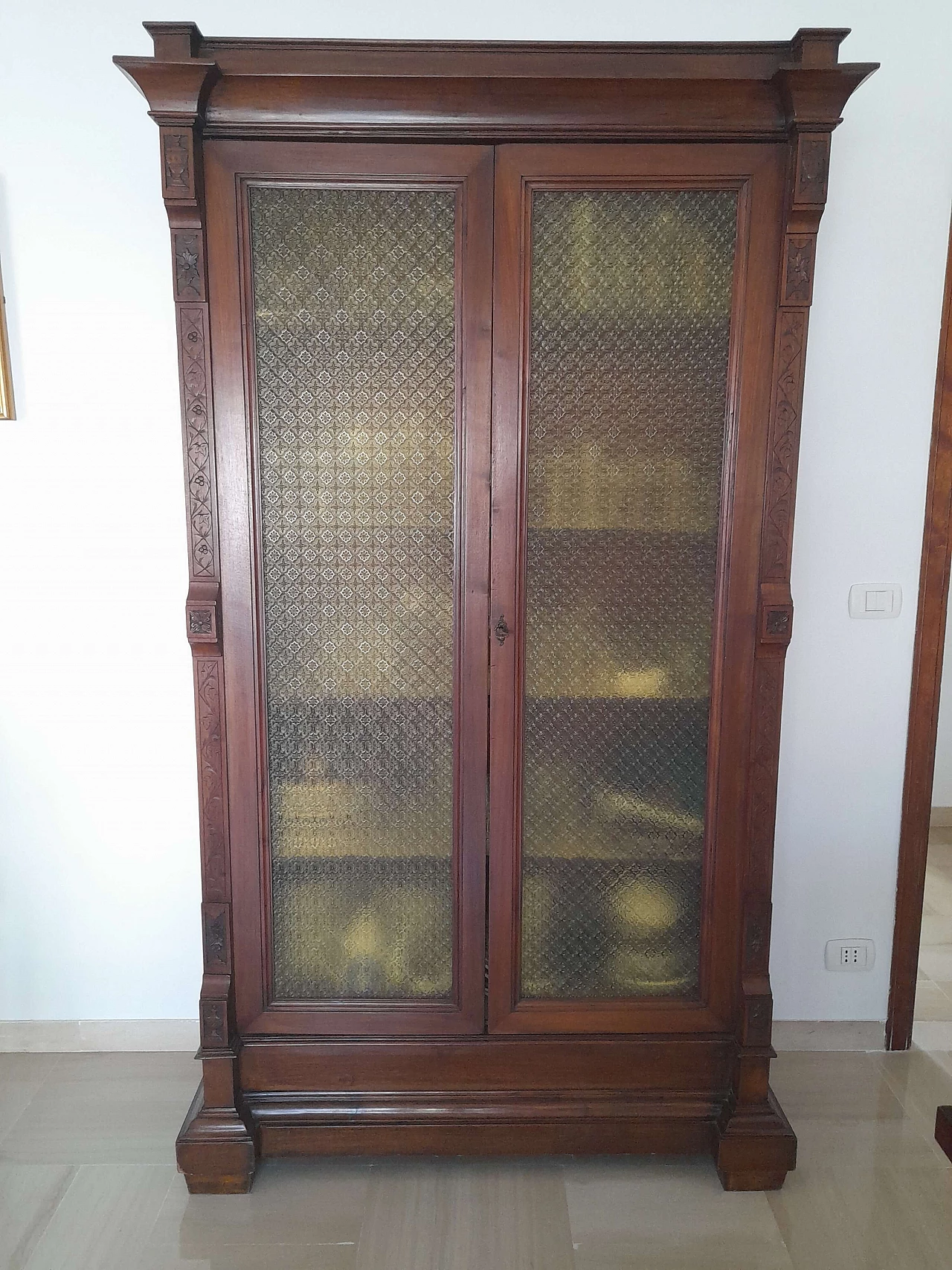 Credenza con ante a vetrina, anni '20 16