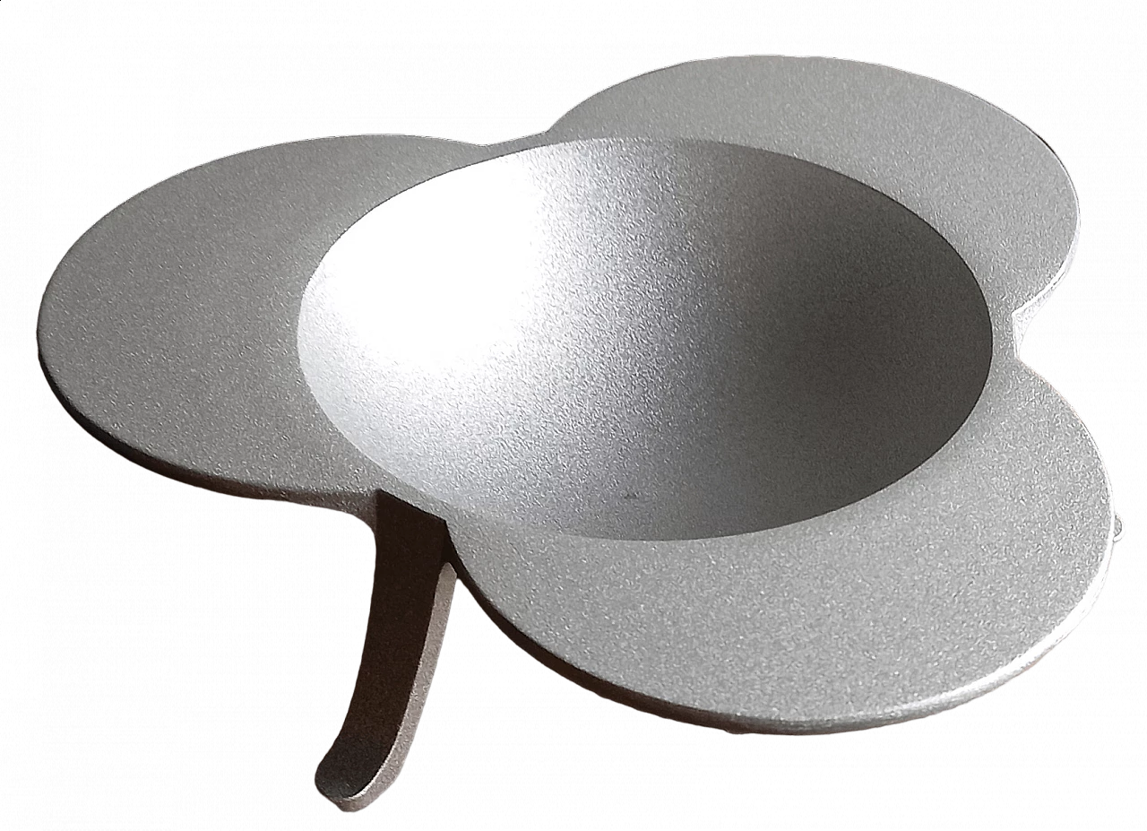 Posacenere Clino in metallo di Enzo Mari per Kartell, anni '60 7