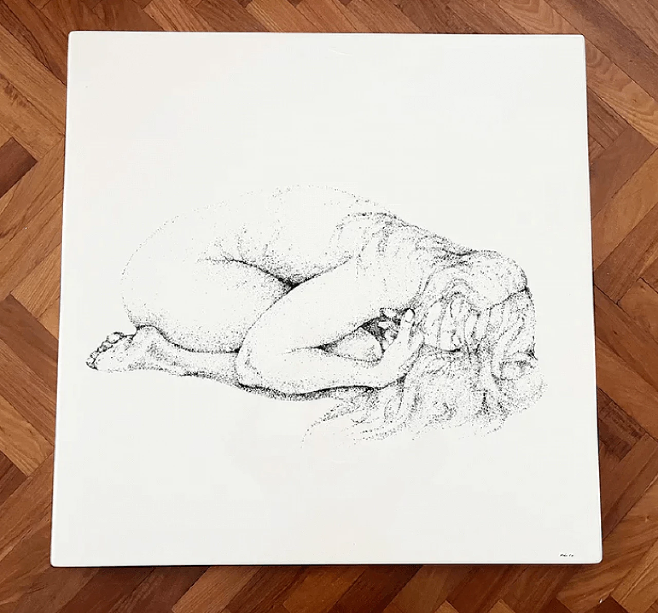 Claudia, silkscreen print by Studio E.F. Viareggio, 1970s 1