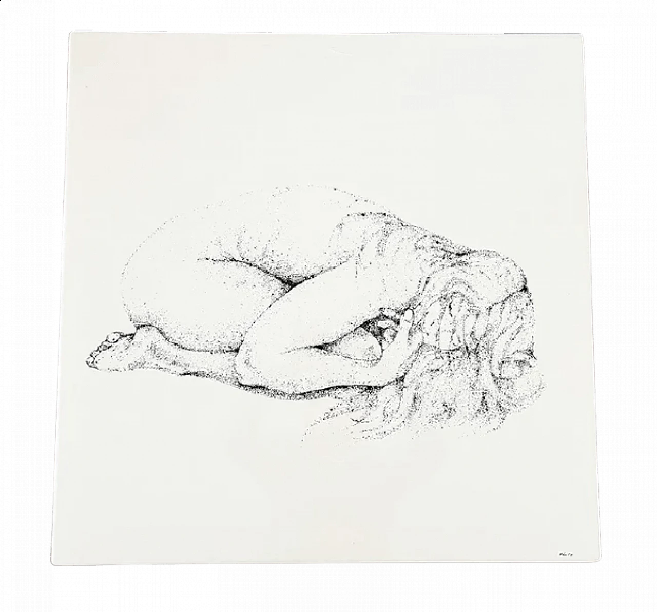 Claudia, silkscreen print by Studio E.F. Viareggio, 1970s 4