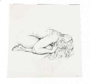 Claudia, silkscreen print by Studio E.F. Viareggio, 1970s