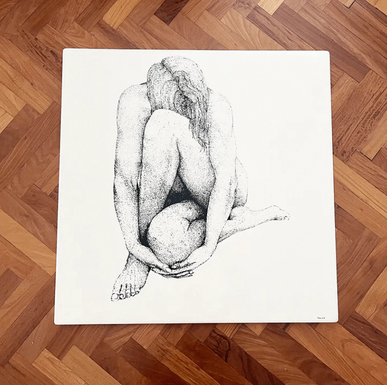 Laura, silkscreen print by Studio E.F. Viareggio, 1970s 1