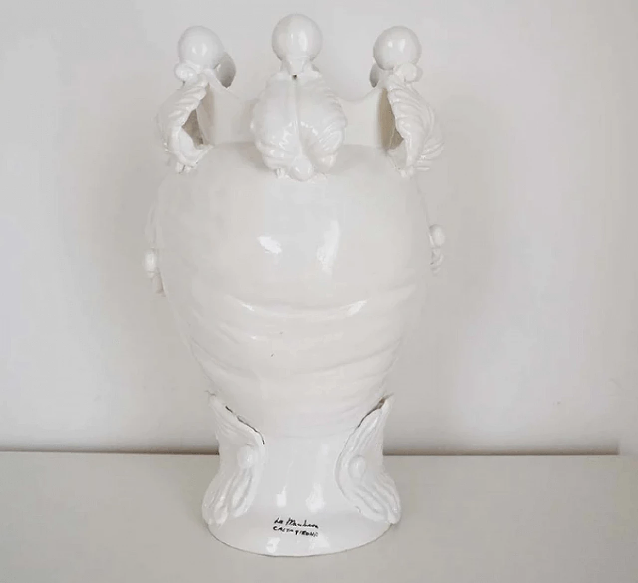 Testa di Moro, Caltagirone ceramic vase, 2000s 5