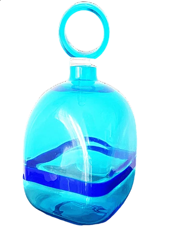 Murano glass bottle with stopper by Gianni Cenedese, 1970s