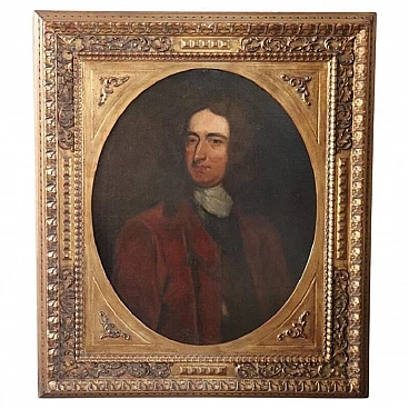 Portrait of a gentleman, English school, oil on canvas, 18th century
