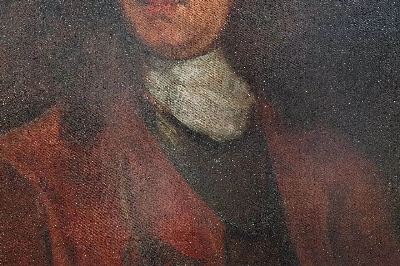 Portrait of a gentleman, English school, oil on canvas, 18th century 5