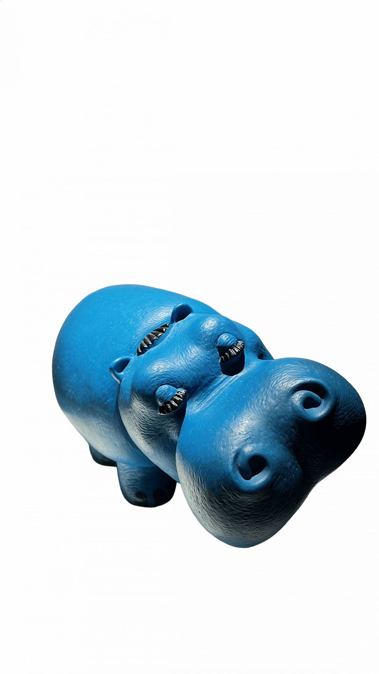 Scultura di ippopotamo di Armando Testa per Lines, anni '60 15