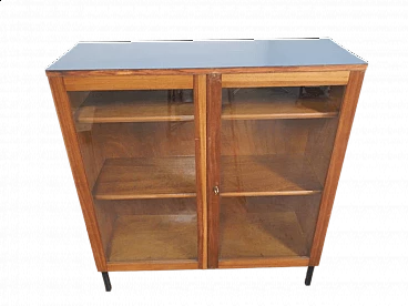 Teak showcase with formica top, 1960s