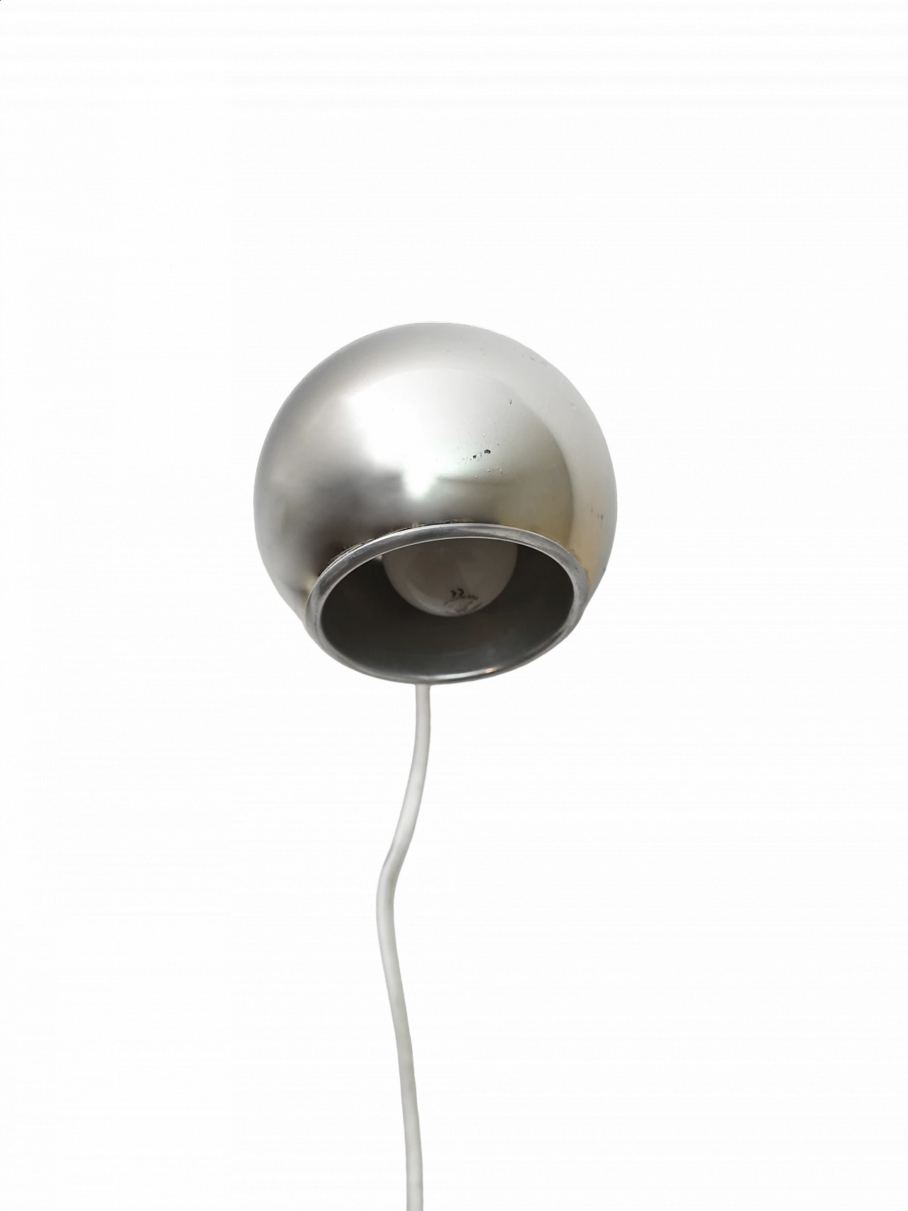 Spherical metal wall sconce, 1960s 10