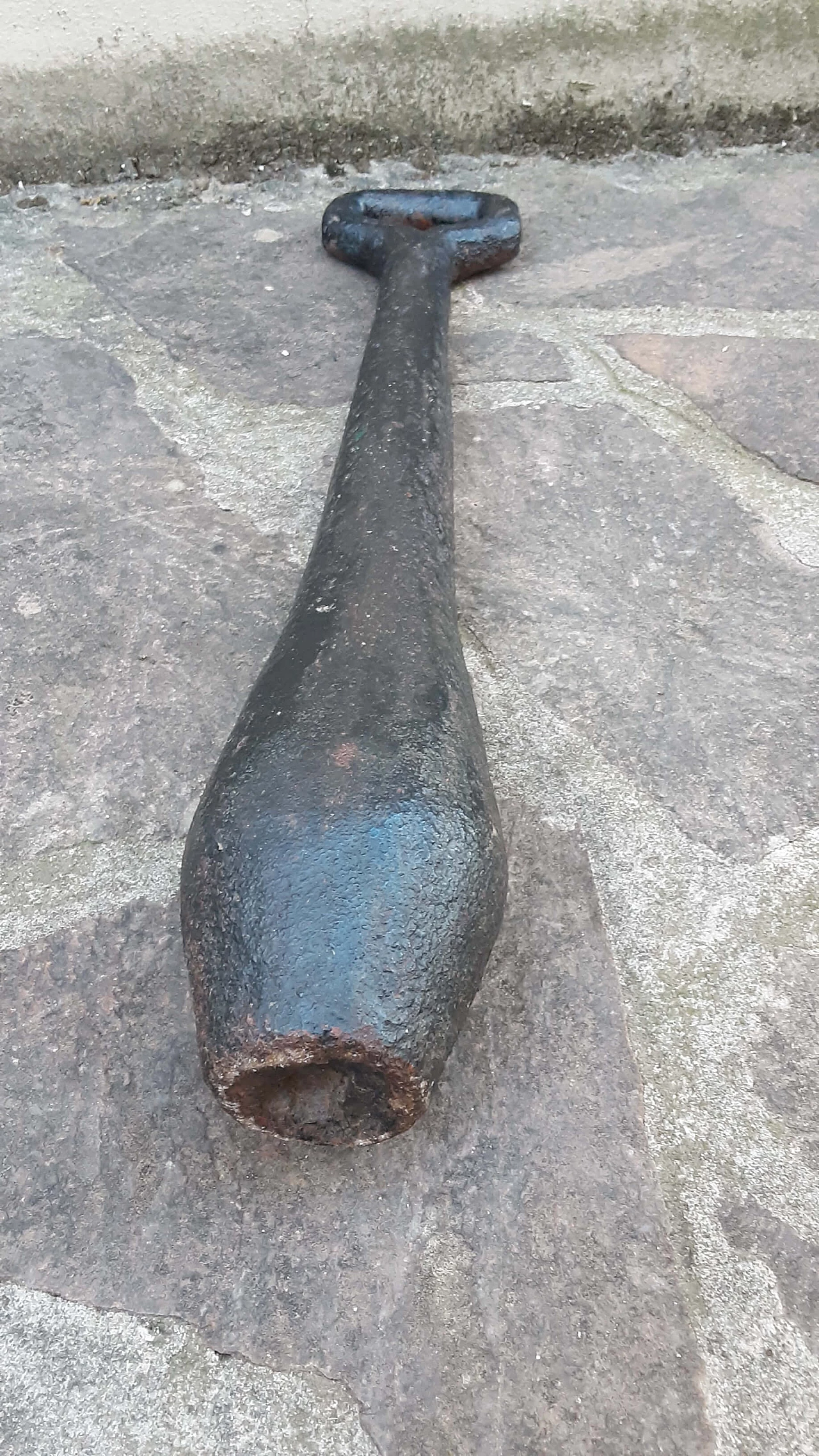 Batacchio per campana in metallo verniciato nero, '600 6