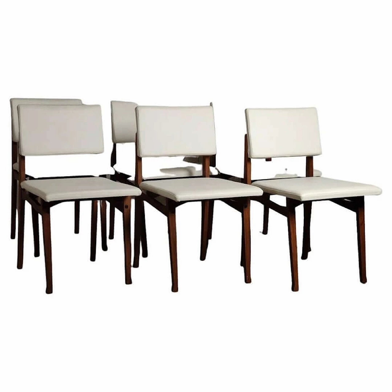 6 SD9 Luisella chairs by Franco Albini for Poggi, 1960s 1