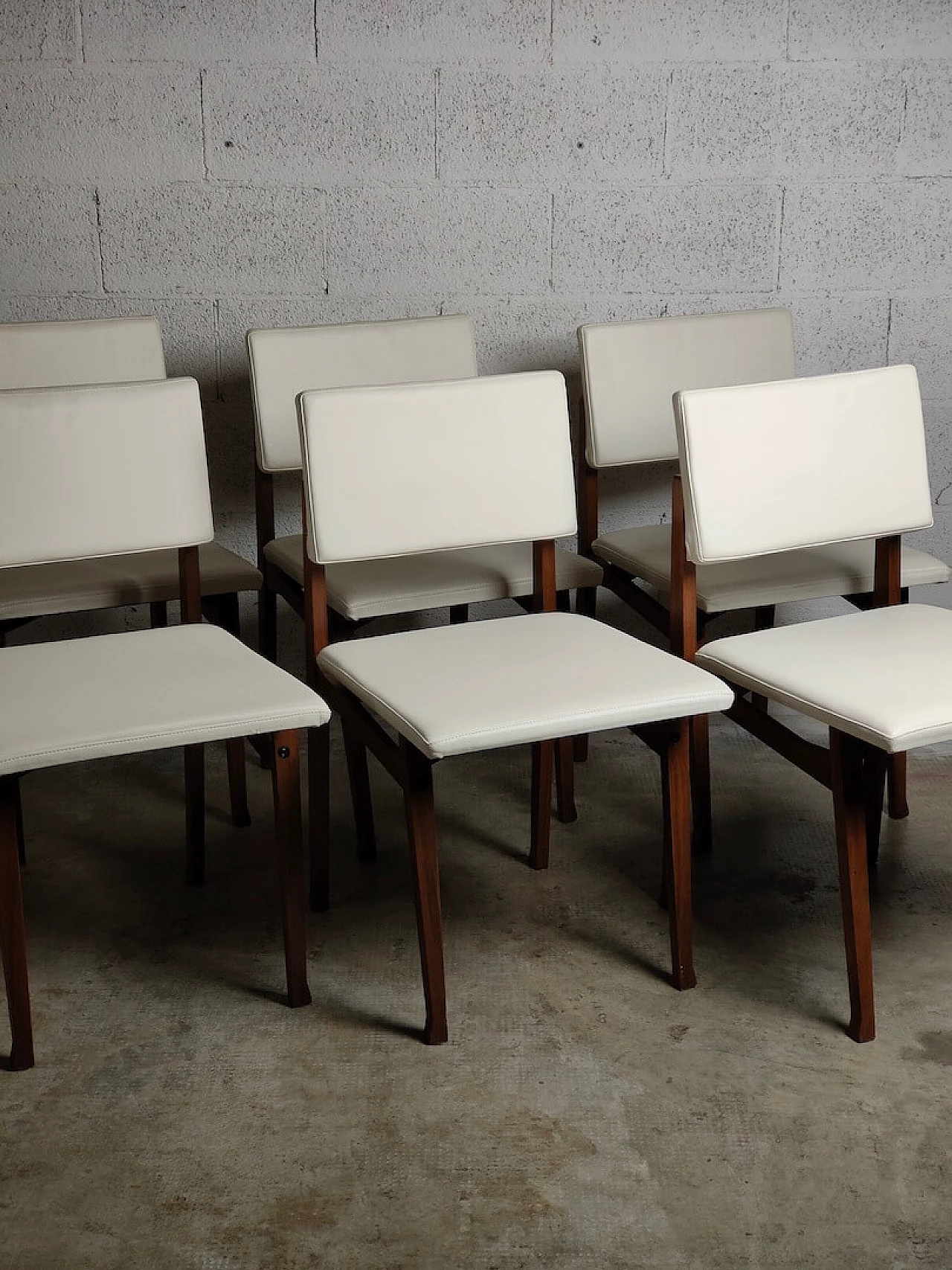 6 SD9 Luisella chairs by Franco Albini for Poggi, 1960s 2