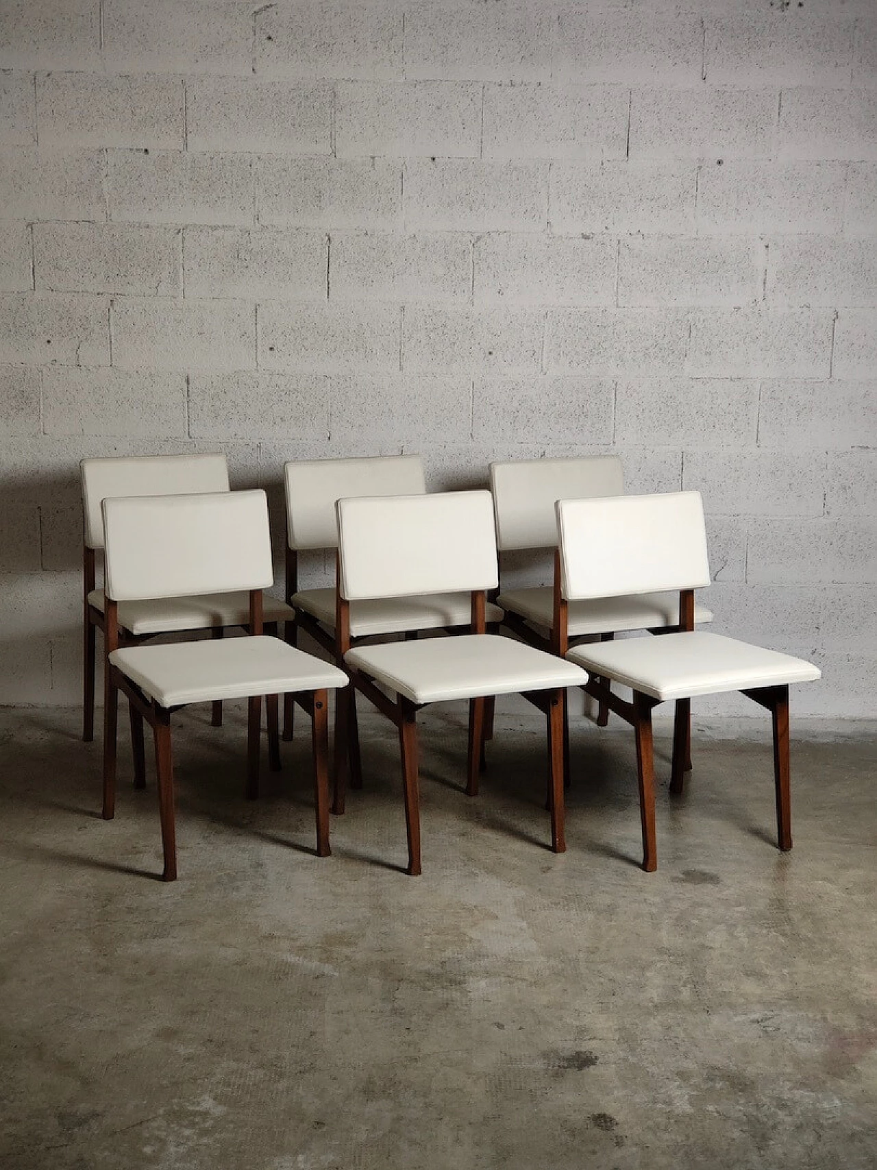 6 SD9 Luisella chairs by Franco Albini for Poggi, 1960s 3