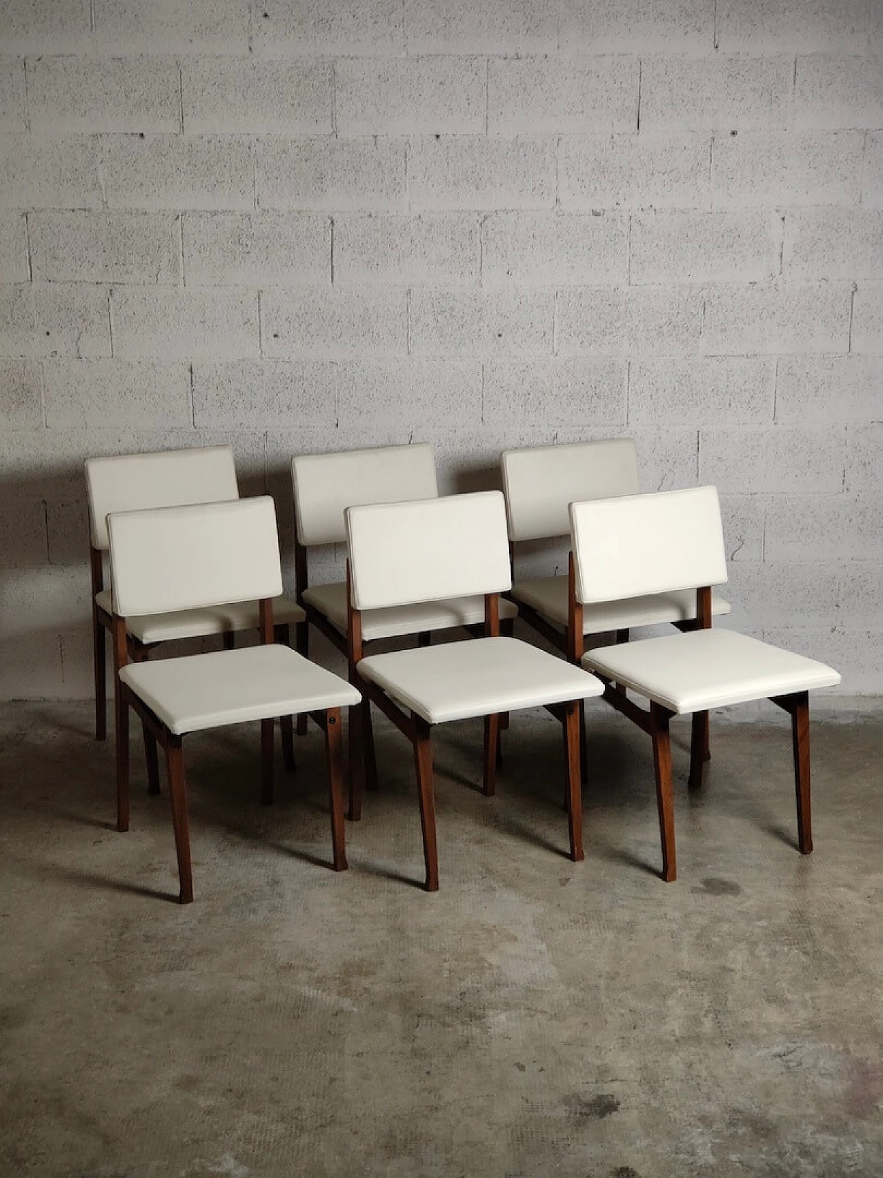 6 SD9 Luisella chairs by Franco Albini for Poggi, 1960s 4