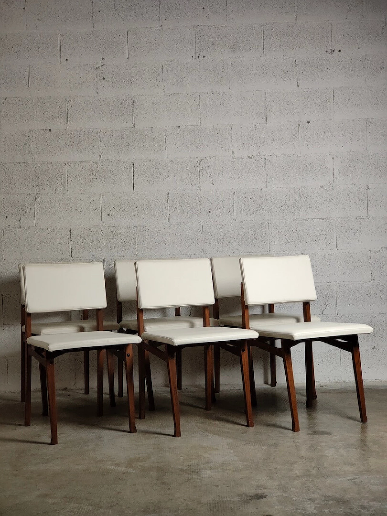 6 SD9 Luisella chairs by Franco Albini for Poggi, 1960s 5