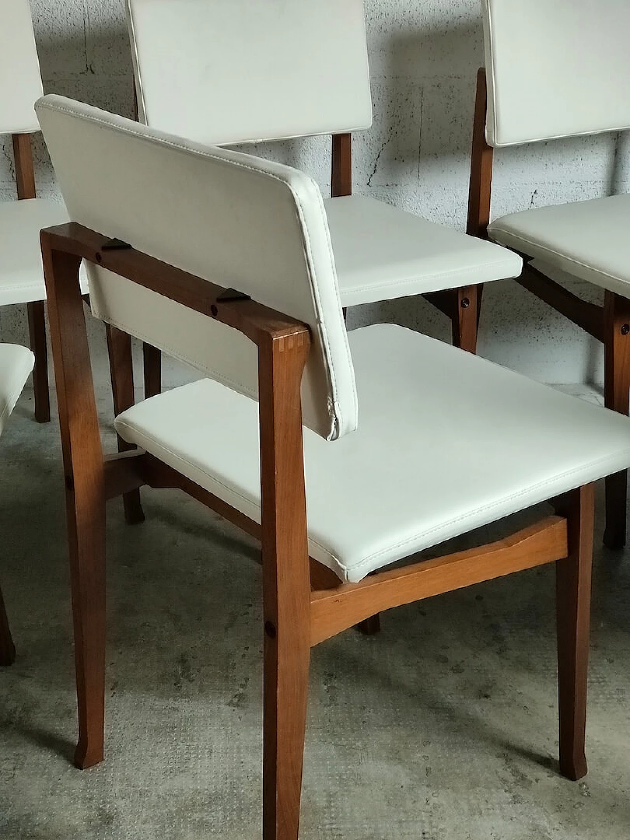6 SD9 Luisella chairs by Franco Albini for Poggi, 1960s 9
