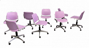 8 DSC108 chairs by Giancarlo Piretti for Anonima Castelli, 1960s