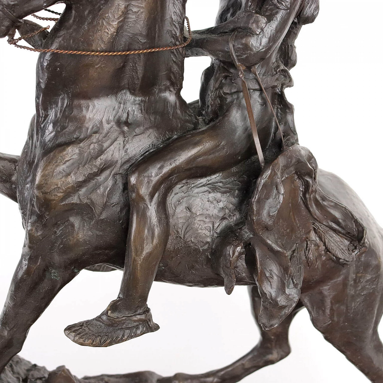 Allegory of triumph, bronze sculpture, reproduction of Frederic Remington 5