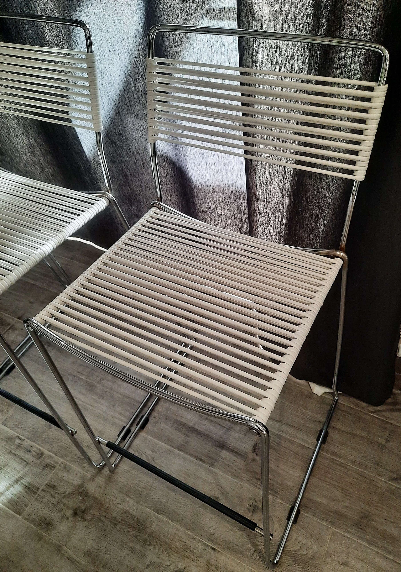 Pair of Spaghetti stools by Giandomenico Belotti, 1970s 2