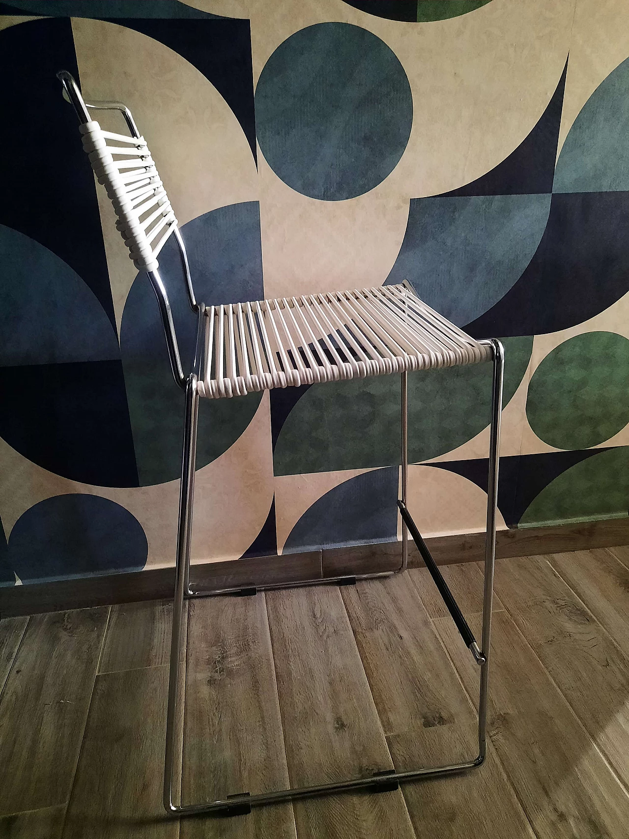 Pair of Spaghetti stools by Giandomenico Belotti, 1970s 4