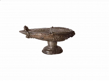 Neapolitan silver incense boat, 1702