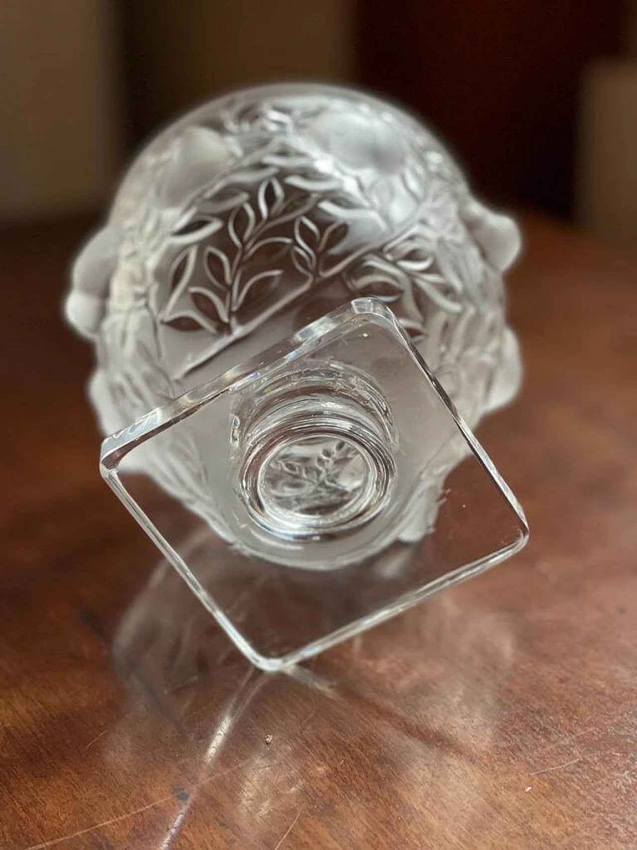 Elisabeth cup in moulded and frosted glass by Marc Lalique, 1960s 4
