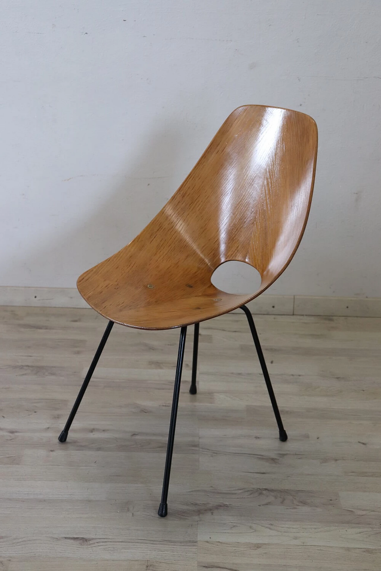 Medea bent oak chair attributed to Vittorio Nobili for Fratelli Tagliabue, 1955 2