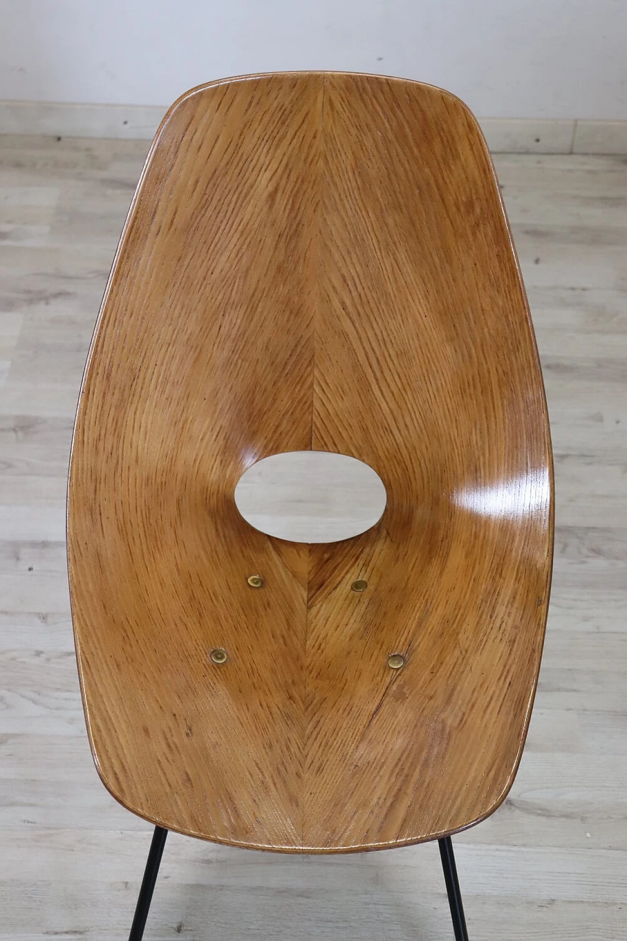 Medea bent oak chair attributed to Vittorio Nobili for Fratelli Tagliabue, 1955 6