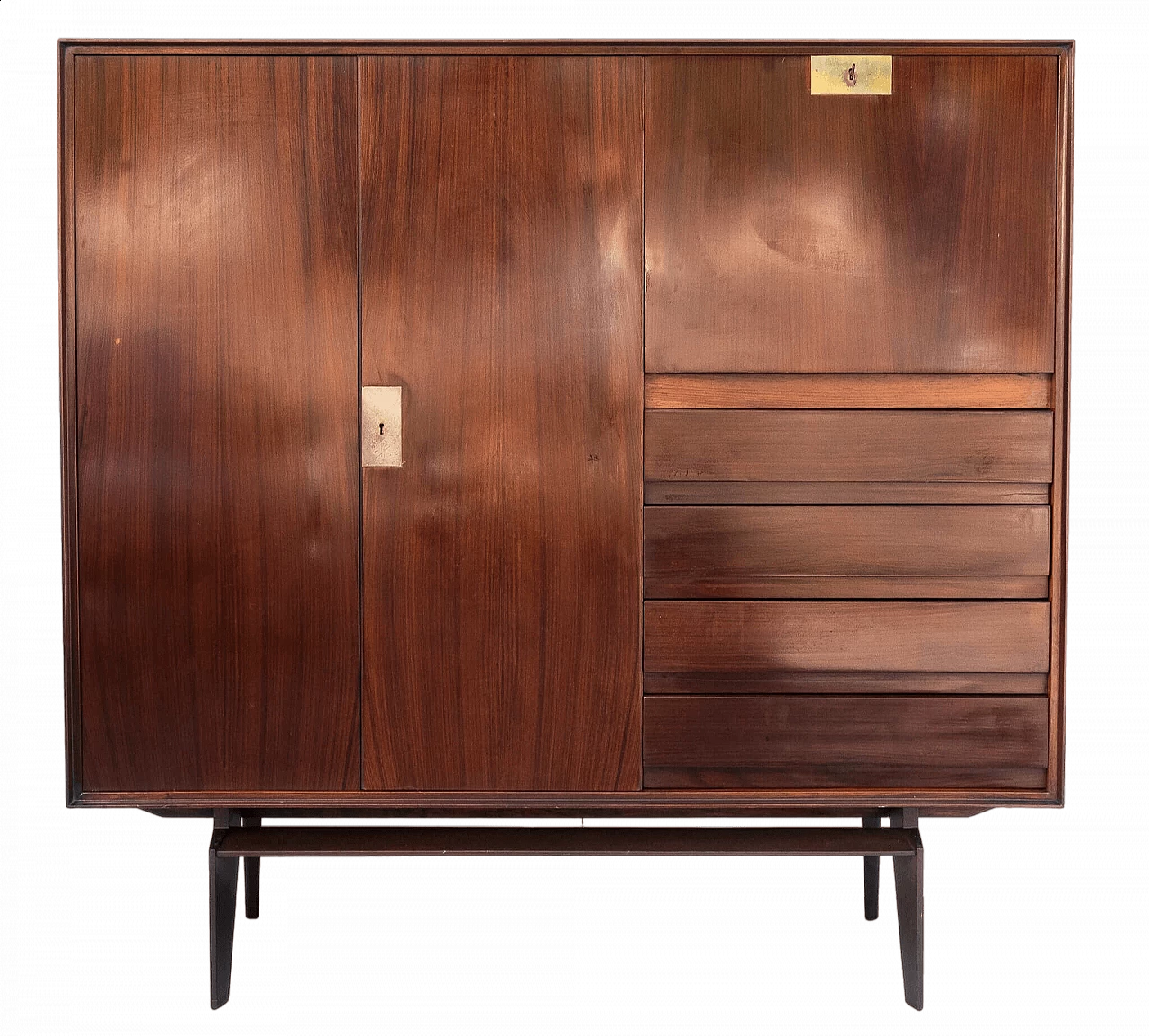 Wood sideboard by Edmondo Palutari for Dassi, 1960s 9