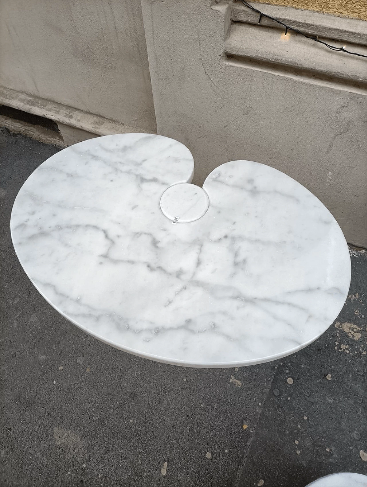 Pair of Eros coffee tables in white marble by Mangiarotti for Skipper, 1980s 20