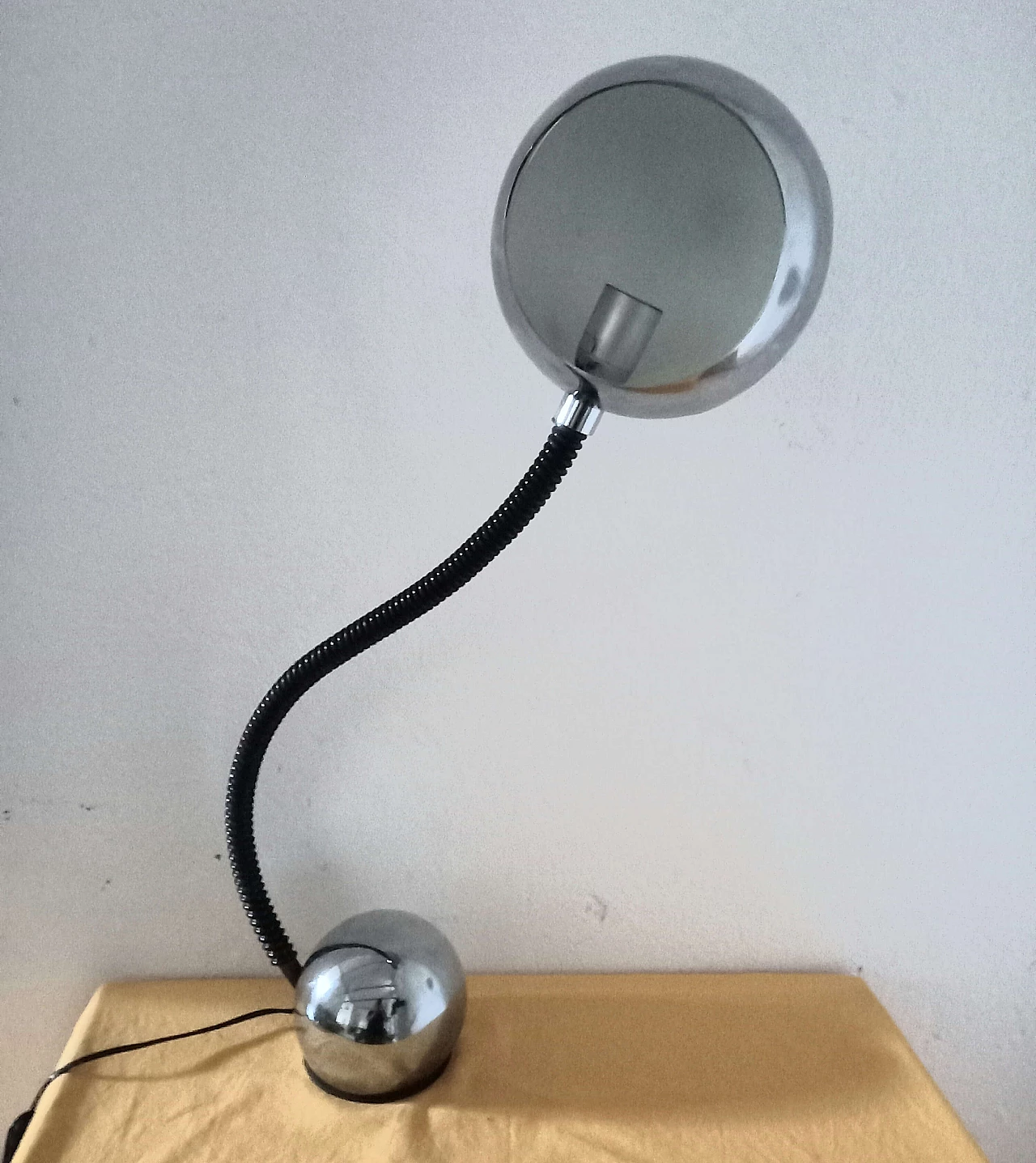 Metal and steel table lamp by Zonca, 1970s 4