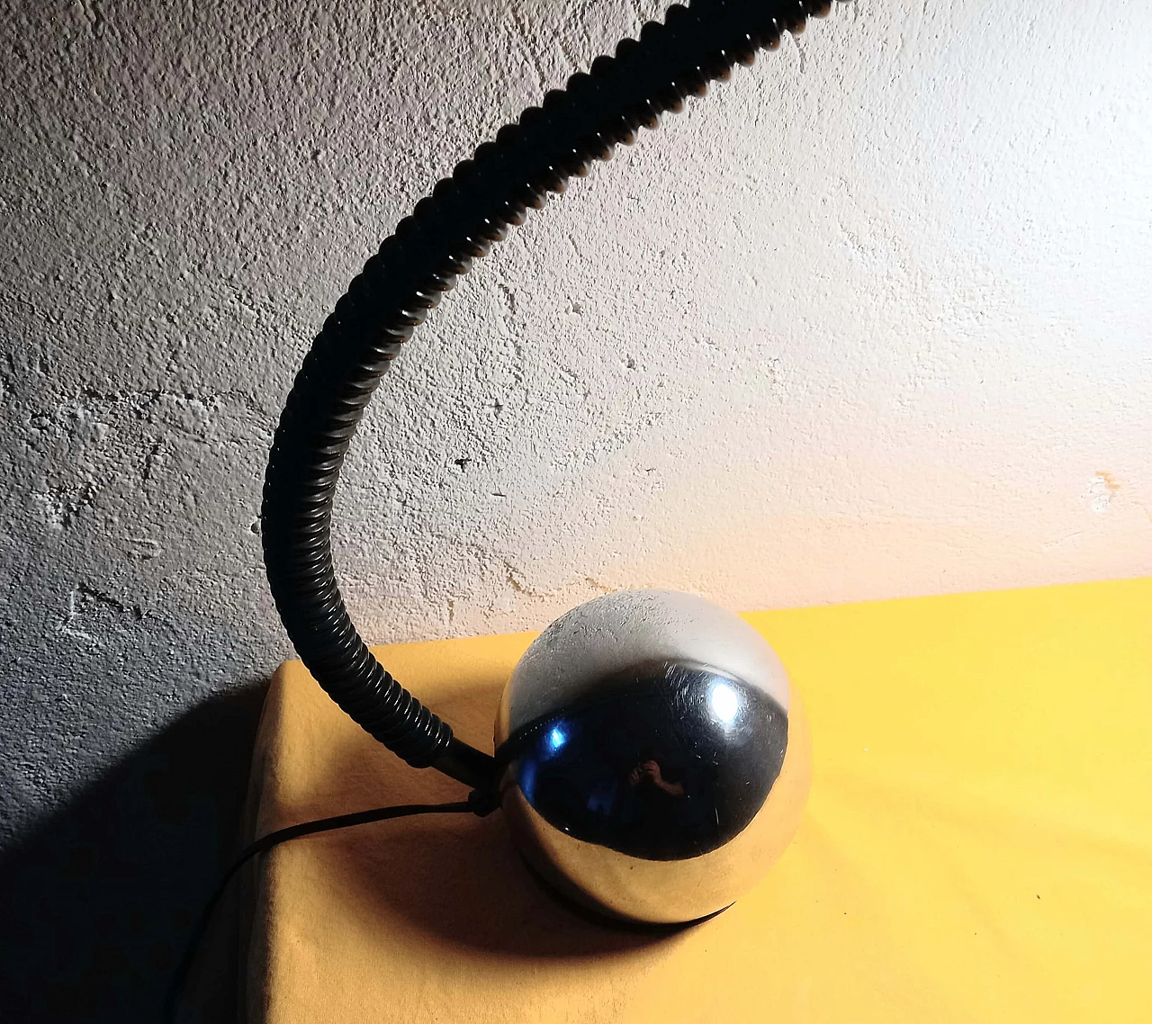 Metal and steel table lamp by Zonca, 1970s 7