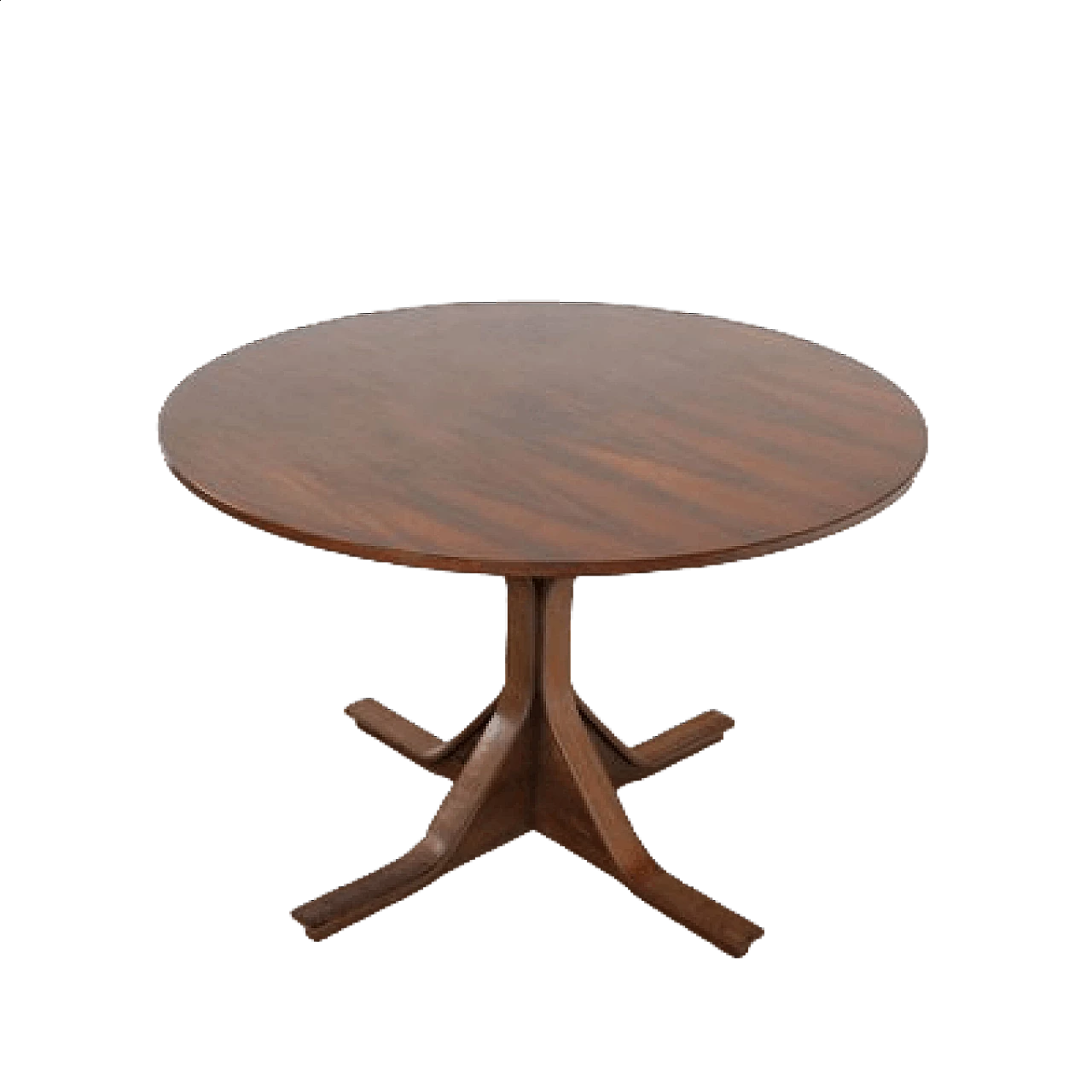 Rosewood round table 522 by Gianfranco Frattini for Bernini, 1960s 11