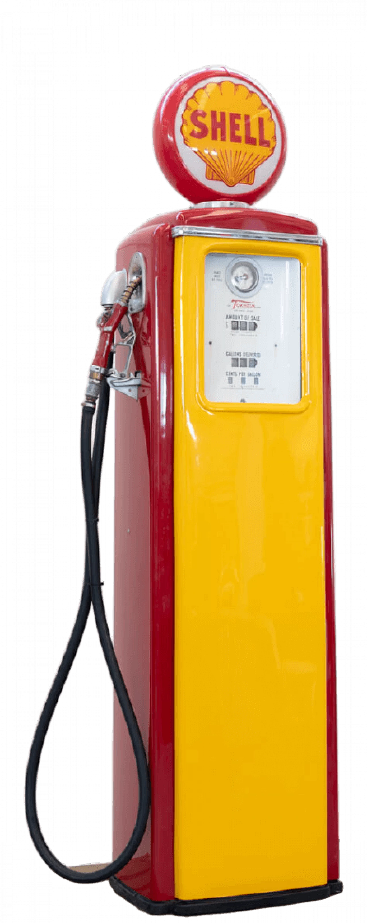 Shell petrol dispenser, 1950s 17
