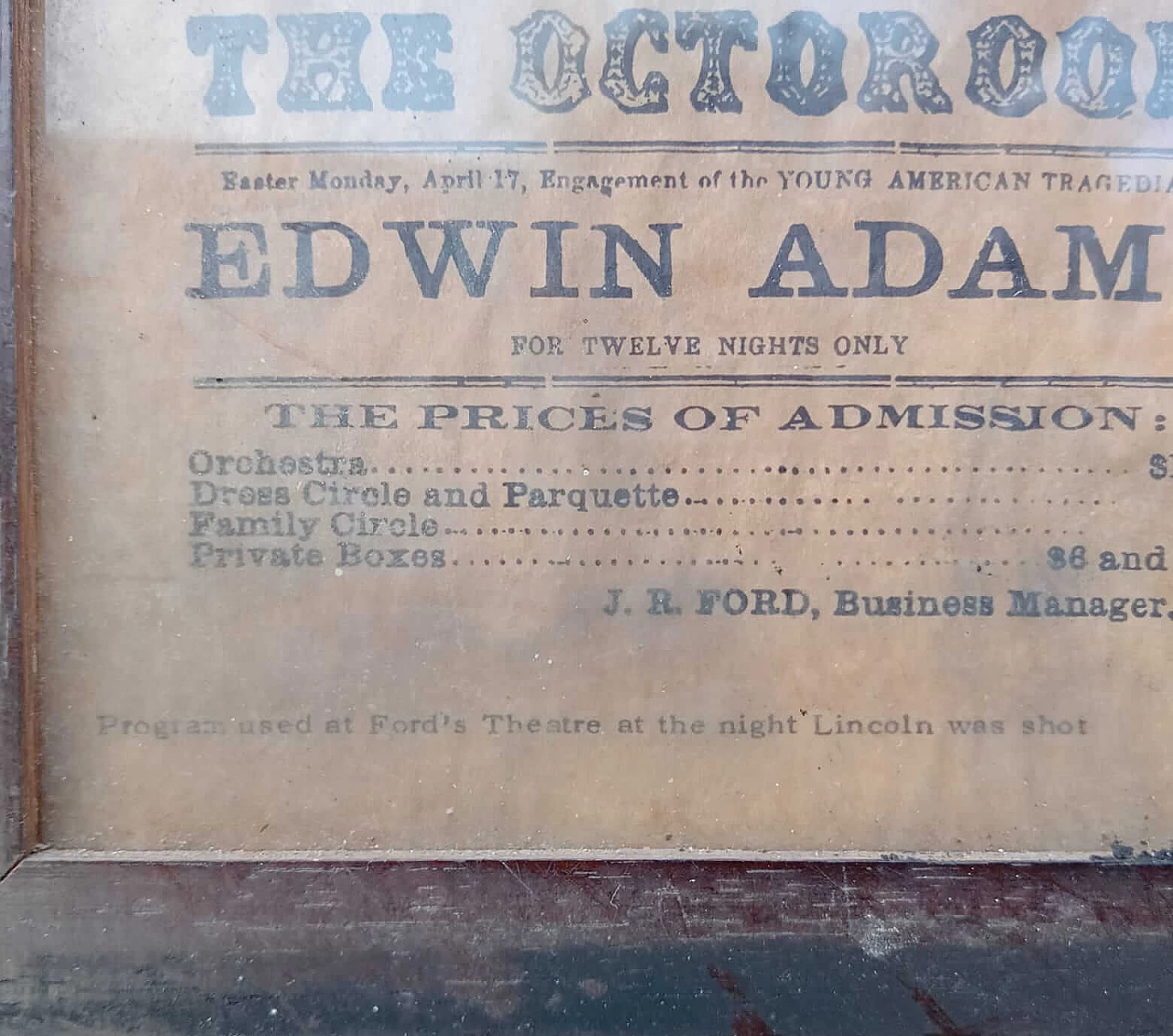 Manifesto di ricompensa per l'assassino di Abraham Lincoln, 1865 4