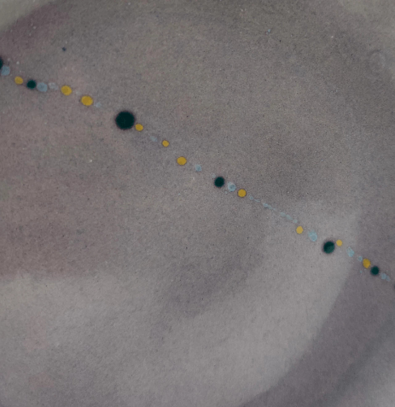 4 Plates in hand-painted and glazed Albisola terracotta, 1960s 11