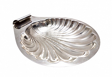 Silver-plated brass shell pocket emptier by Lino Sabattini, 1970s