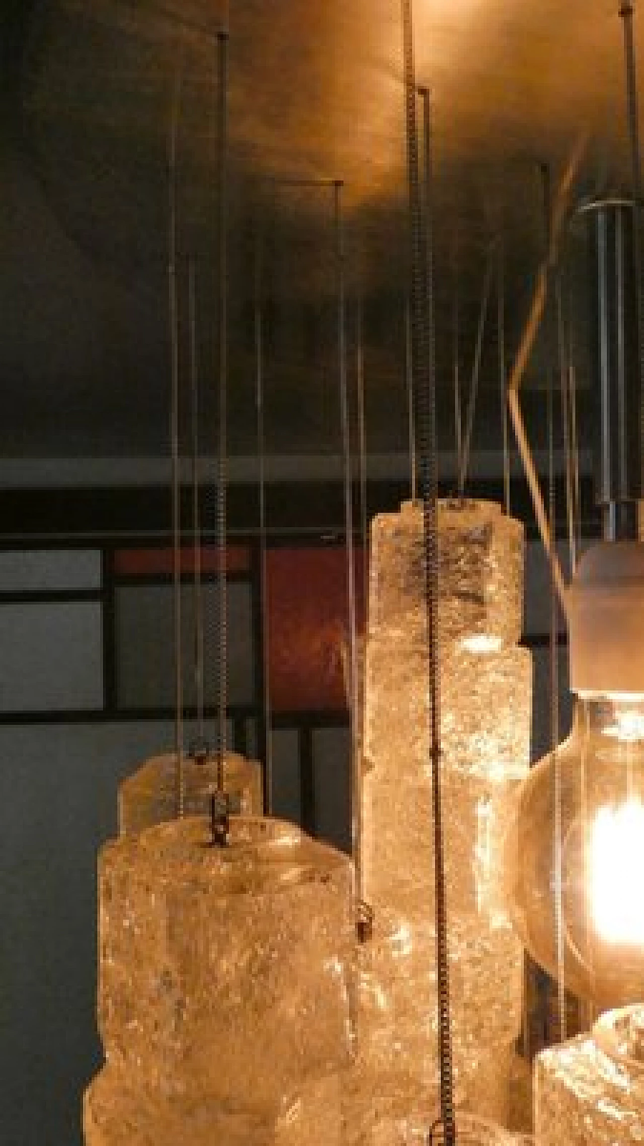 Murano glass chandelier by Zeroquattro for Fontana Arte, 1970s 8