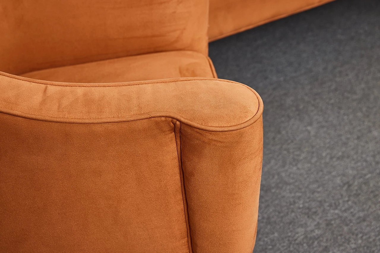 Sofa and pair of armchairs by Josef Hoffmann for Wiener Werkstätte, 1980s 11