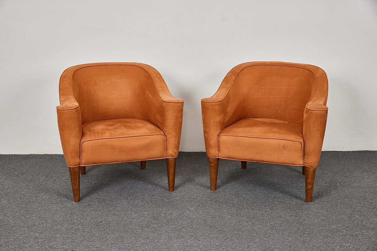 Sofa and pair of armchairs by Josef Hoffmann for Wiener Werkstätte, 1980s 13