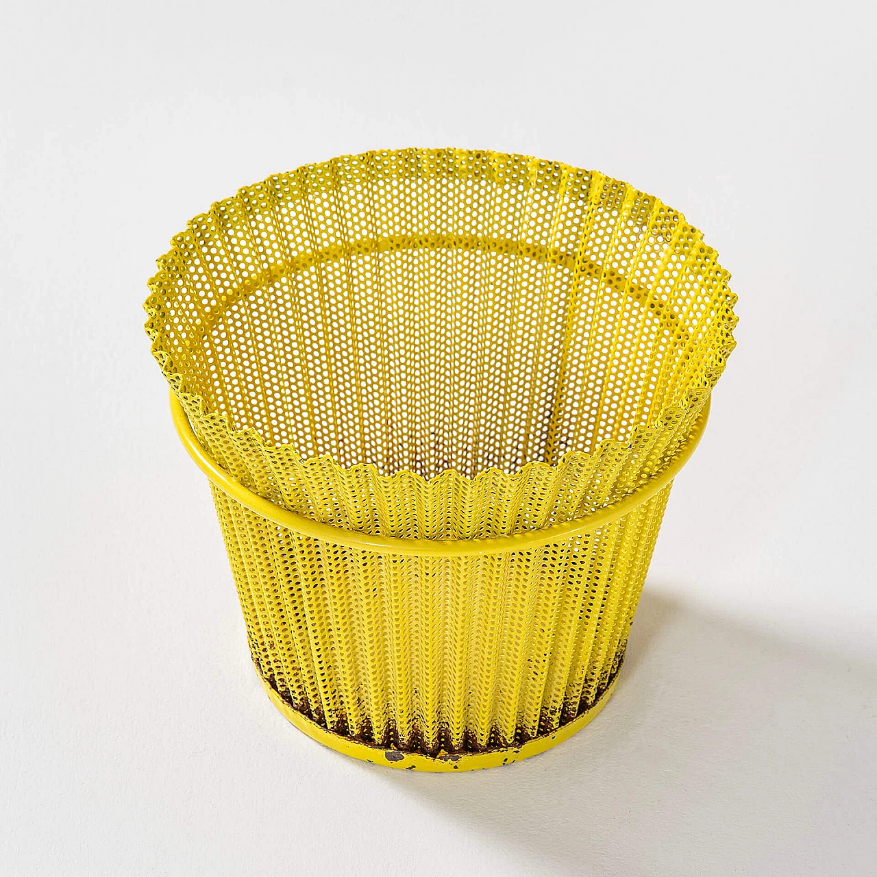 Perforated metal planter by Mathieu Matégot for Gubi, 1950s 2
