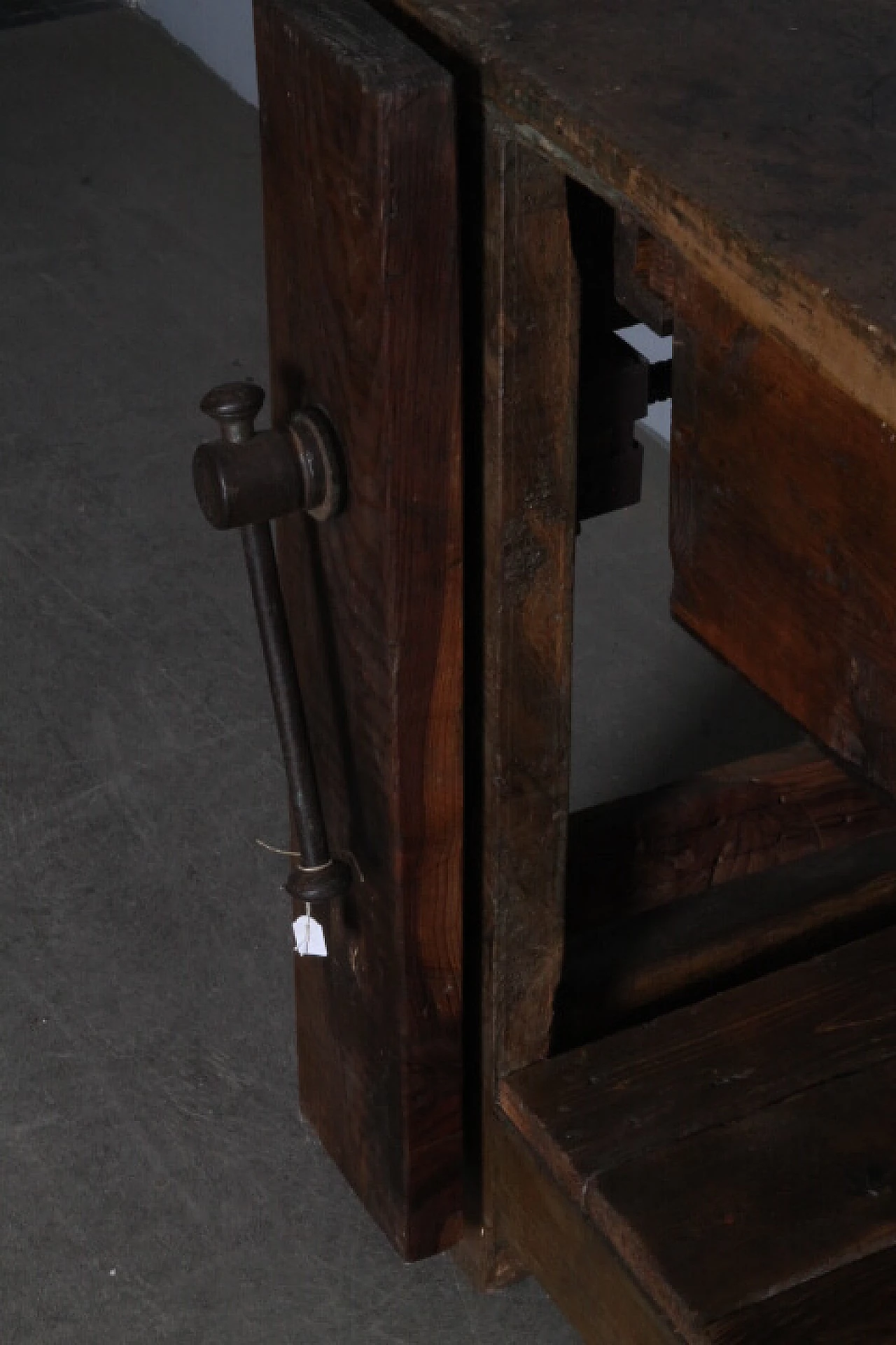 Banco da falegname in olmo massello, '800 6