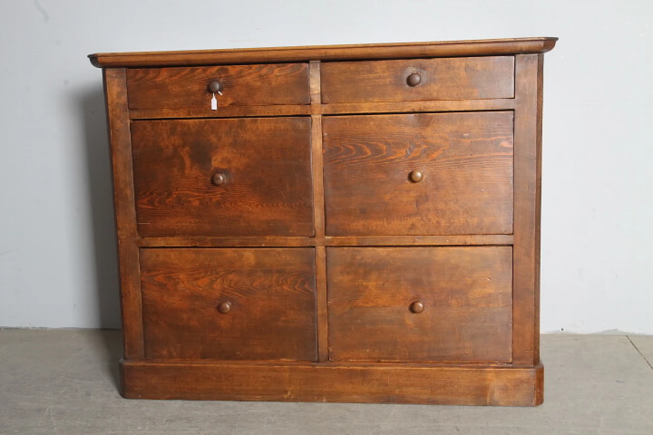 Walnut double-sided chest of drawers, 19th century 2