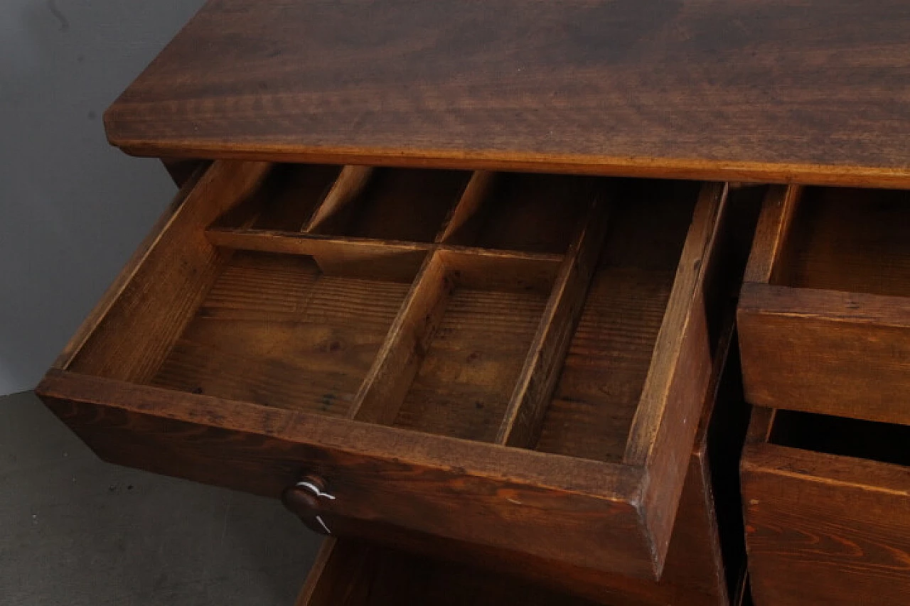 Walnut double-sided chest of drawers, 19th century 6