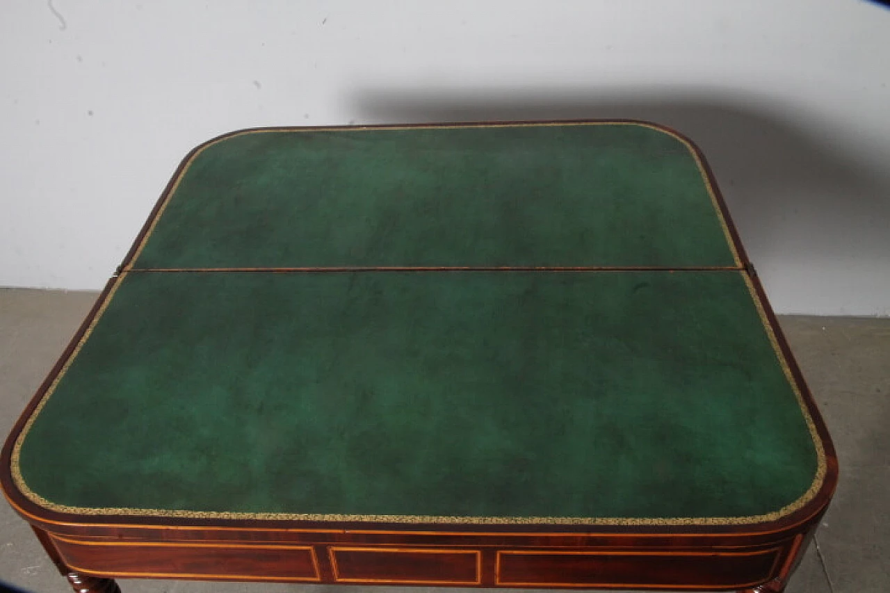 Inlaid rosewood game table in Louis Philippe style, 19th century 2