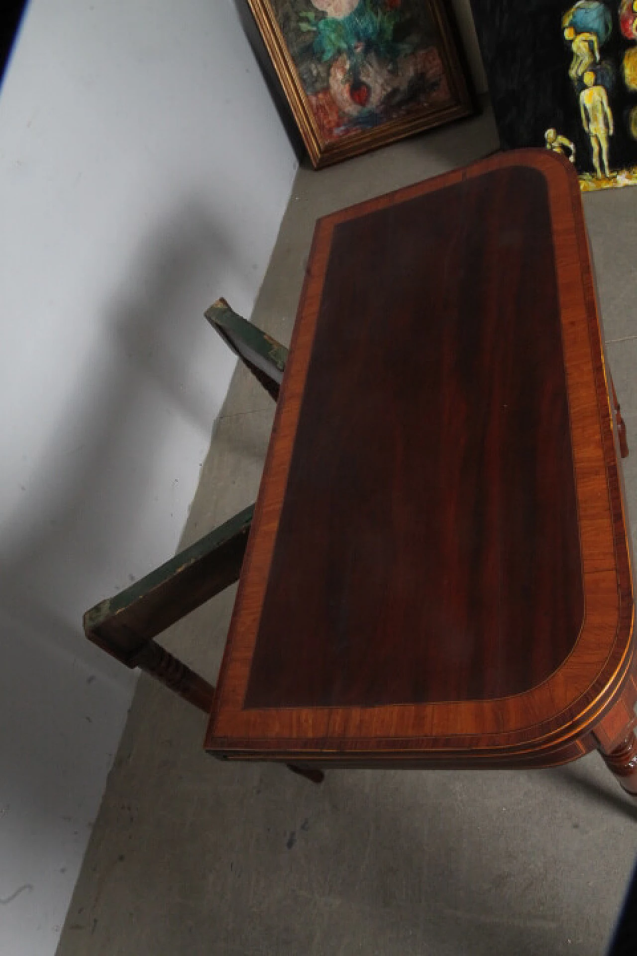 Inlaid rosewood game table in Louis Philippe style, 19th century 4