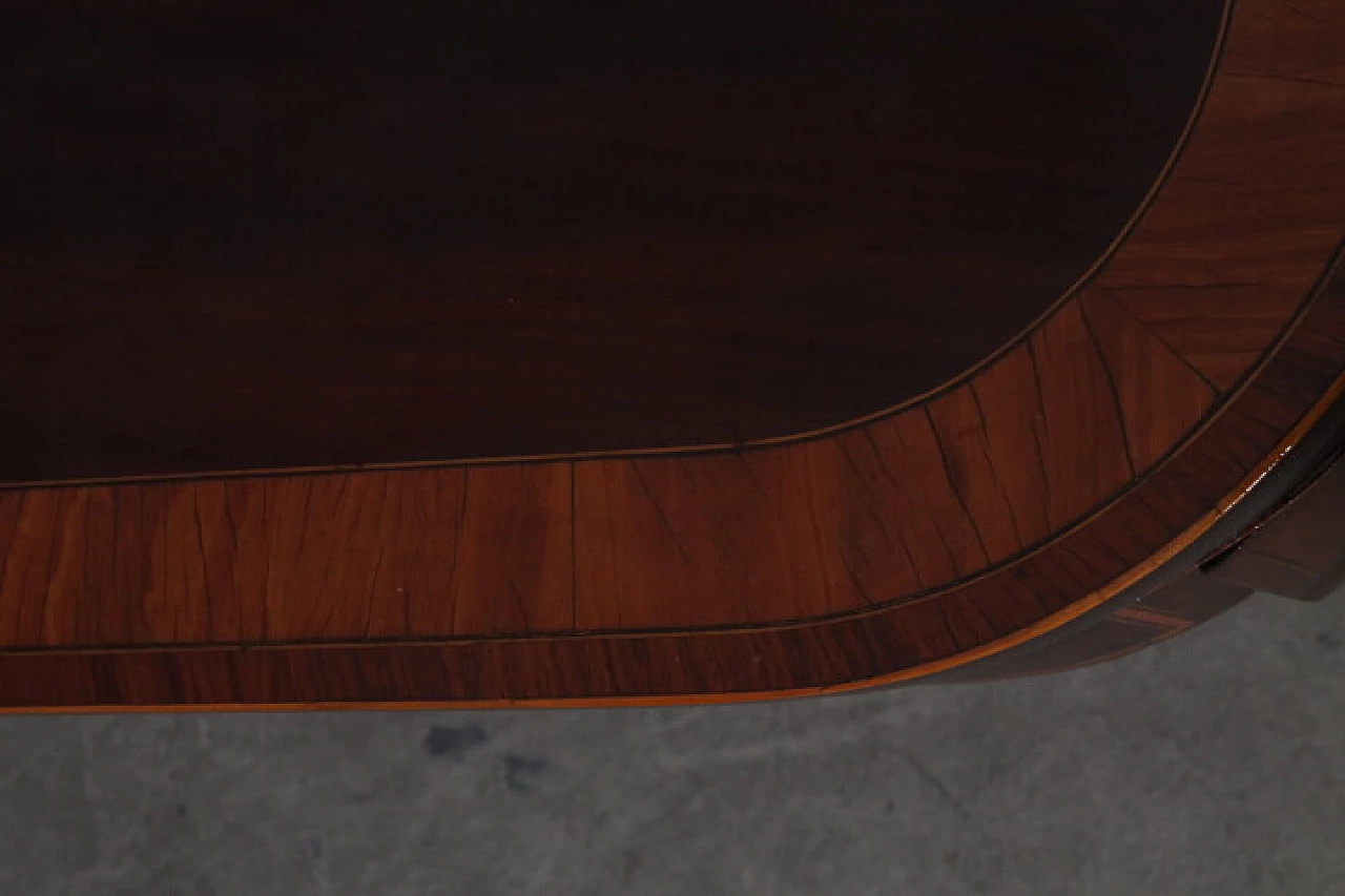 Inlaid rosewood game table in Louis Philippe style, 19th century 11